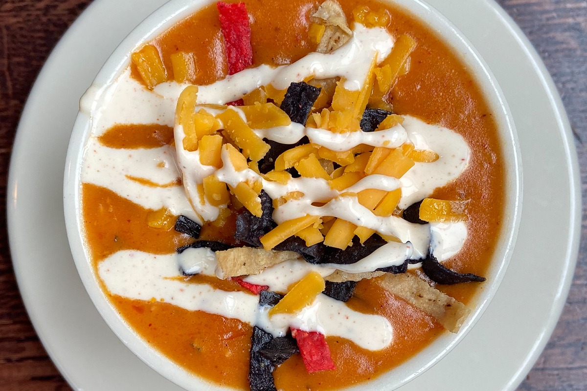 Cheesy Chicken Tortilla Soup